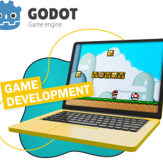 Godot.  Основа создания легендарных игр - КИБЕРшкола программирования для детей, компьютерные курсы для школьников, начинающих и подростков - KIBERone г. Хорошевский