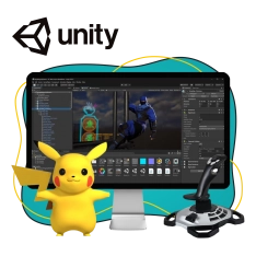 Мир игр на Unity 2D на популярном движке + AI-помощники - КИБЕРшкола программирования для детей, компьютерные курсы для школьников, начинающих и подростков - KIBERone г. Хорошевский