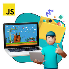 Программирование на JavaScript. Учимся создавать игры! - КИБЕРшкола программирования для детей, компьютерные курсы для школьников, начинающих и подростков - KIBERone г. Хорошевский