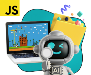 Язык программирования JavaScript + AI. Проектное обучение + геймификация + AI-помощники - КИБЕРшкола программирования для детей, компьютерные курсы для школьников, начинающих и подростков - KIBERone г. Хорошевский